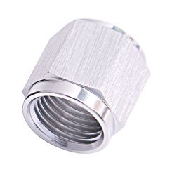 Aeroflow -4AN Aluminium Tube Nut to 1/4 Inch Tube Silver