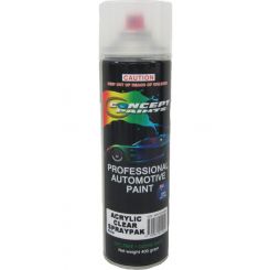 Concept Paints Acrylic Topcoat Clear Aerosol 400g