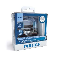 Philips Globe HB3 White Voltsision Ultra 4200K 12 Volts 55 Watts