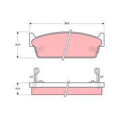 TRW DTEC Brake Pads