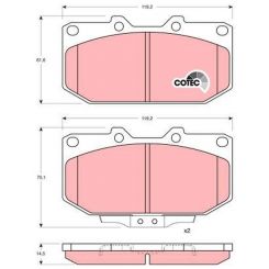 TRW DTEC Brake Pads