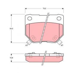 TRW DTEC Brake Pads