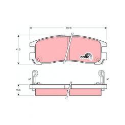 TRW DTEC Brake Pads