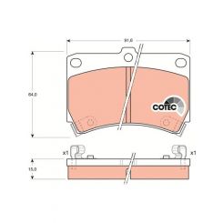 TRW DTEC Brake Pads