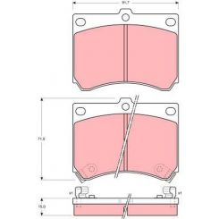 TRW DTEC Brake Pads