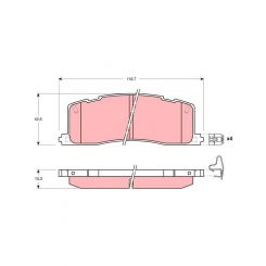 TRW DTEC Brake Pads