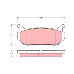 TRW DTEC Brake Pads