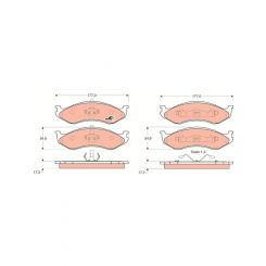 TRW DTEC Brake Pads