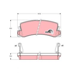 TRW DTEC Brake Pads