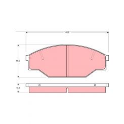TRW DTEC Brake Pads