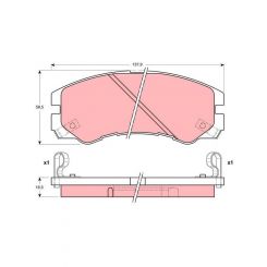TRW DTEC Brake Pads
