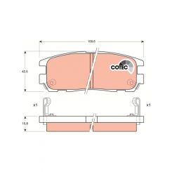 TRW DTEC Brake Pads