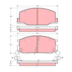 TRW DTEC Brake Pads