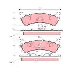 TRW DTEC Brake Pads