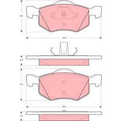 TRW DTEC Brake Pads