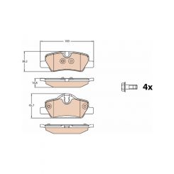 TRW Brake Pads