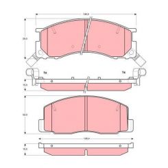 TRW DTEC Brake Pads