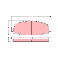 TRW DTEC Brake Pads