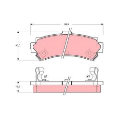 TRW DTEC Brake Pads