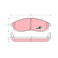 TRW DTEC Brake Pads