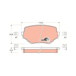 TRW DTEC Brake Pads