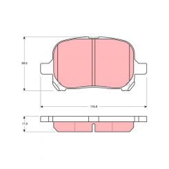 TRW DTEC Brake Pads
