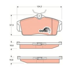 TRW DTEC Brake Pads