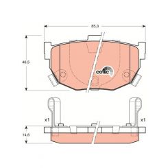 TRW DTEC Brake Pads