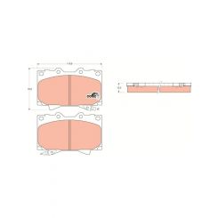 TRW DTEC Brake Pads