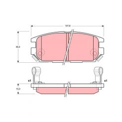 TRW DTEC Brake Pads