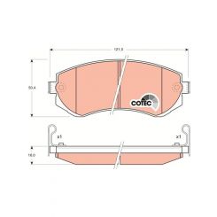 TRW DTEC Brake Pads