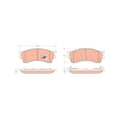 TRW DTEC Brake Pads