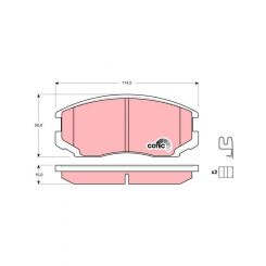 TRW DTEC Brake Pads