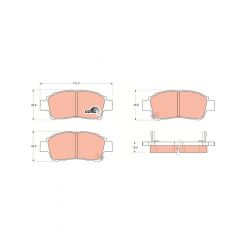 TRW DTEC Brake Pads