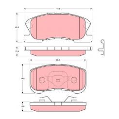 TRW DTEC Brake Pads