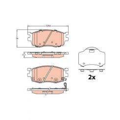 TRW DTEC Brake Pads
