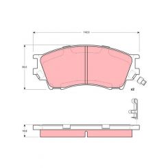 TRW DTEC Brake Pads