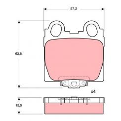 TRW DTEC Brake Pads