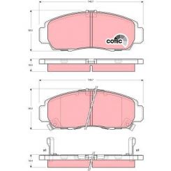TRW DTEC Brake Pads