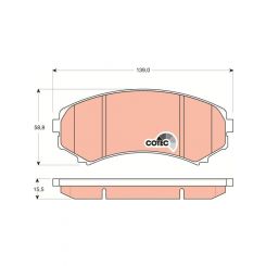 TRW DTEC Brake Pads