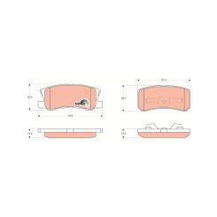 TRW DTEC Brake Pads