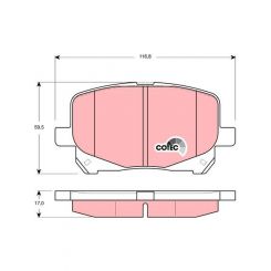 TRW DTEC Brake Pads