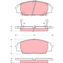 TRW DTEC Brake Pads
