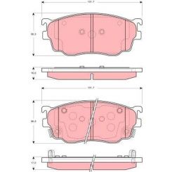 TRW DTEC Brake Pads