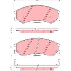 TRW DTEC Brake Pads
