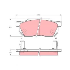 TRW DTEC Brake Pads