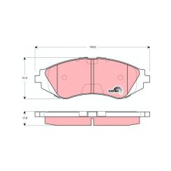 TRW DTEC Brake Pads