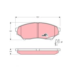 TRW DTEC Brake Pads