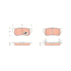 TRW DTEC Brake Pads