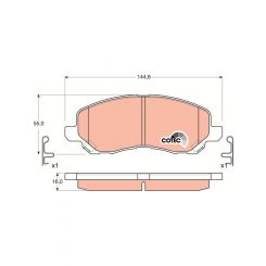TRW DTEC Brake Pads